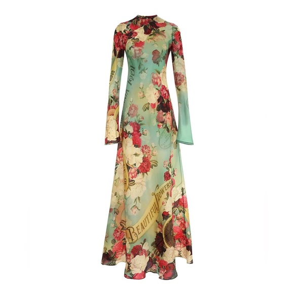 ZIMMERMANN WONDERLAND BIAS SLIP SILK DRESS SIZE AU 0 US 4 NWT - Picture 1 of 5
